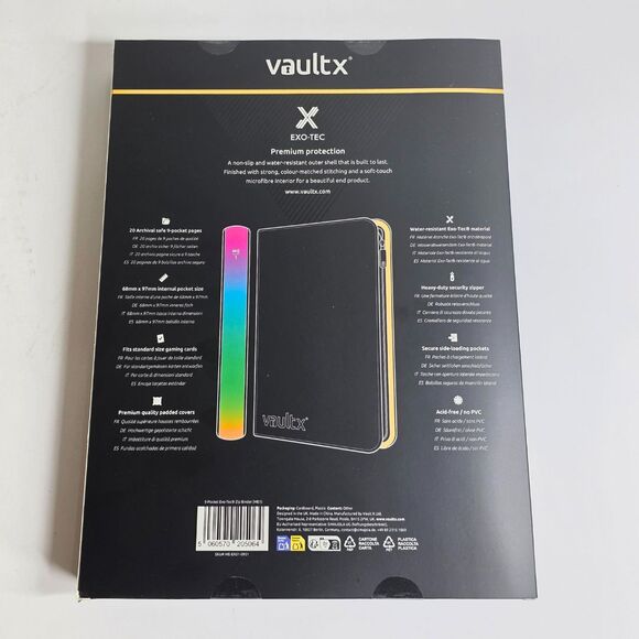 Vault X ME1 9 Pocket Binder Exo-Tec Zip Mega Evolutions 1st Edition - NEW SEALED - Picture 3 of 4
